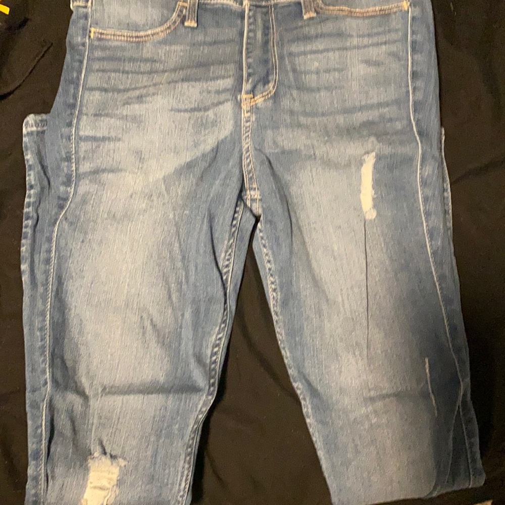 high rise jean jeggings 3 short